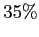 $ 35\%$